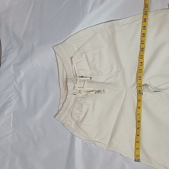 Max Studio Cream Jogger High Waist Pants Drawstring - Picture 12 of 12